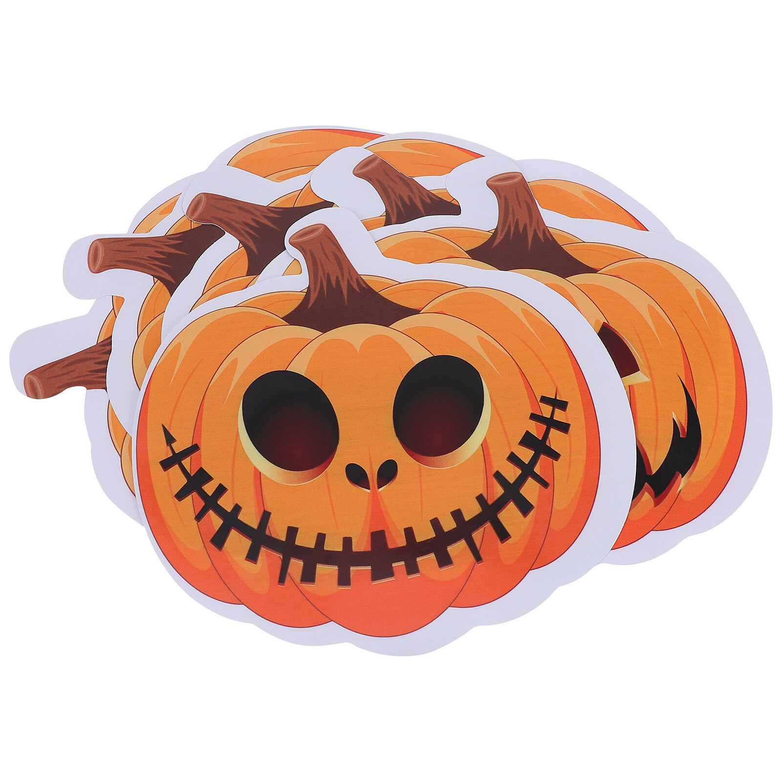 Halloween sticker 6pcs Temporary Tattoos Halloween Pumpkin Shape
