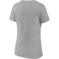 thumbnail image 3 of Women's Fanatics Heather Gray Kansas Jayhawks Campus V-Neck T-Shirt, 3 of 3