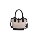 thumbnail image 1 of Bolso Hombro Elegante para El Paja Mujeres PU Cuero Compra Compras Fiesta, 1 of 8