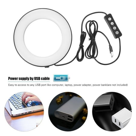 6000k modes ringlight tripod