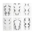 thumbnail image 2 of Fluff Baby Hair Hairline Sticker Baby Hair  Stickers Hair Edges  Stickers  Hairline Stickers 6 Sheets Fluff Baby Hair Hairline Sticker Life Like Curly Hair Edges   Hairline, 2 of 8