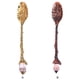 thumbnail image 5 of Cuchara de Café Advancent Tallada en Bronce con Cabeza de Cristal Cobre Rojo, 5 of 6