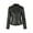 Black, variant on Womens Standing Collar Jacket