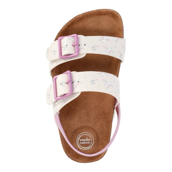 Wonder Nation Toddler Girl 2 Bkle Footbed