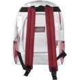 thumbnail image 2 of Trailmaker Clear Backpacks With Side Pockets, Assorted Color Trims, Pack Of 24 Backpacks, 2 of 7