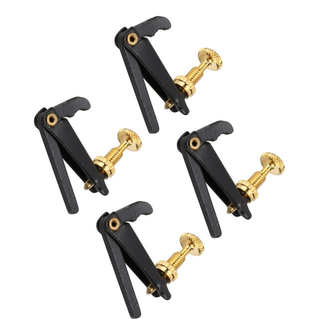 Accesorios para instrumentos musicales, 4 afinadores finos para violín, ajustador de cuerdas para violín, reemplazo de ajustadores de cuerdas, construido para el futuro Jadeshay A