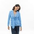 thumbnail image 2 of Tie Front Button Closure Blazer, 2 of 6