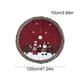 thumbnail image 3 of Falda para Árbol de Navidad de 119 Cm, Poliéster Suave y Liso, Multicolor, con Diseño de Papá Noel, Muñeco de Nieve, Reno y Copos de Nieve | Decoración Navideña Duradera para Árboles de Navidad En In, 3 of 6