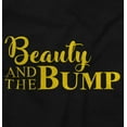 thumbnail image 2 of Beauty and the Bump Expecting Women's Maternity T Shirt Tee Brisco Brands 2X, 2 of 7