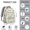 thumbnail image 6 of Lovely Dog Breeds Backpack for School,Cute School Bag,Schoolbag with Adjustable Shoulder Straps & Padded Back,15.3"x11"x7.1".﻿, 6 of 6