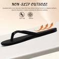 thumbnail image 5 of Flip Flops for Women Thong Flat Sandals Lightweight Minimalist Non-Slip Memory Foam Sole Open Toe Casual Vacation Daily Essentials Classic Beach Slippers, 5 of 7