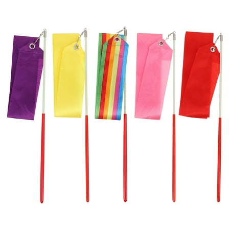 5Pcs Colored Ribbon Art Gymnastic Streamers Dance Streamers Gymnastics Ribbons