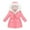 Pink, variant on XIMIN Kids Girls Coat Hooded Thermal Waterproof Windproof Puffer Jacket Fleece Lined Zip up Long Jackets with Pockets Teen Fall Winter Warm Snow Clothes