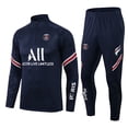 thumbnail image 4 of Paris, Atletico Madrid, Inter Milan, Liverpool, Marseille Brazil Long sleeve shirt, tracksuit for adults and children, set black black black blac..., 4 of 5