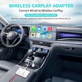 thumbnail image 5 of Emlimny Wireless CarPlay Adapter, CarPlay Dongle for Factory Wired CarPlay Cars, Convert Wired to Wireless CarPlay, Plug & Play Auto Connect No Delay Online Update for Cars, 5 of 6
