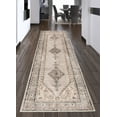 thumbnail image 2 of eCarpetGallery Runner Rug for Hallway, Kitchen, Entryway, 2'7" x 8'2", Ivory, Oregon Bijar, 2 of 9