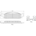 thumbnail image 6 of Winstop Brake Pad Set, Front WS.1376.0.C, Ford Taurus 2011-2010, 6 of 6