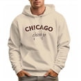thumbnail image 2 of Men's 100% Cotton CHICAGO Hoodie 330g Thick Pocket Hood, 2 of 16