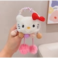 thumbnail image 1 of Botu, recién llegados, bandas para el cabello Sanrio, lindo moño, coleta, diademas elásticas de felpa, Sanrio Kitty Kuromi, regalos para niños, accesorios para el cabello, 1 of 4