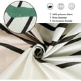 thumbnail image 4 of Mid Century Abstract Shower Curtains, Weighted Bottom Modern Boho Terracotta Minimalist Geometric Arch Botanical Plants Leaf Bathroom Curtain Waterproof Fabric Washable with Hooks,72"x72", 4 of 6