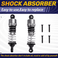 thumbnail image 5 of 4Pcs Oil Metal Shock-Absorber Damper for HBX 16889 16889A 16890 16890A SG1601 SG1602 1/16 RC Car Upgrade Parts,2 x RC Upgrade Parts kit,As Shown, 5 of 6