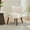 Off-white, variant on Velvet Accent Chair for Living Room - Mid-Century Modern Lounge Chair with Wood Legs, 300Lb Capacity Wingback Chair, Comfortable Reading Chair for Bedroom, Office, Beige