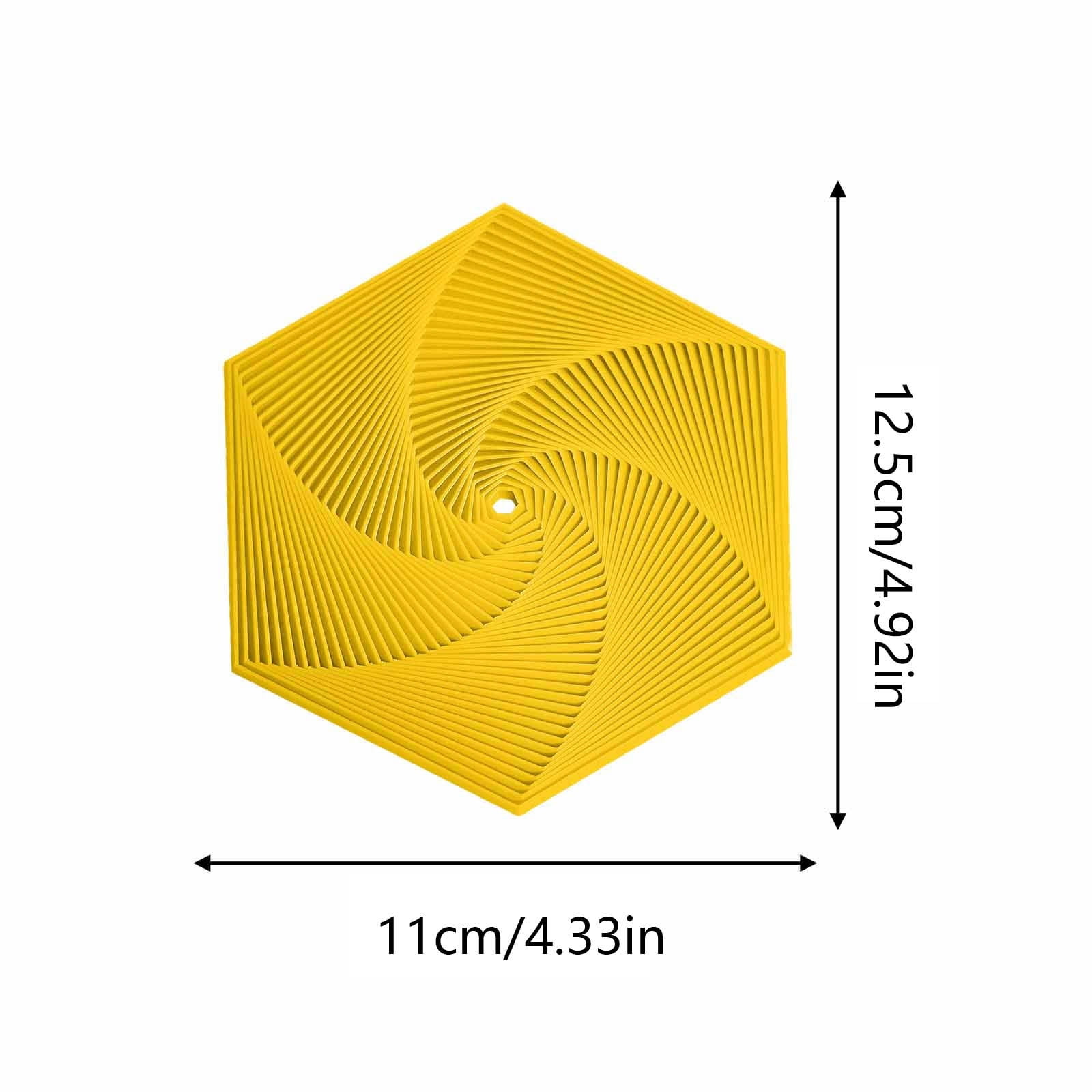 JilgTeok 2 Packs Jouet Hexagone Fractal Fidget Imprimé Outil Géométrique Fidget Mindful Jouets Sensoriels pour Adultes Soulagement du Stress et de l' Anxiété