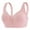 Pink, variant on Loopsun Women's Bras Plus Size, Women Plus Size Thin Front Closure Sports Yoga Bra Daily Activewear Gray, L
