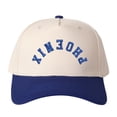 thumbnail image 4 of PHOENIX Letter Embroidered Color Block Trucker Hat Unisex Adjustable Cotton Breathable Fashion Cap for Travel Daily Wear, 4 of 9