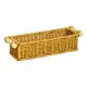 thumbnail image 3 of Cesta tejida versátil organizadora de juguetes rústica con asas de madera decorativa para pan S, 3 of 8