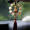 thumbnail image 4 of Ximing Buddha Statue Car Pendant, Car Hanging Decoration, Feng Shui Decor Decorative Gift Rear View Mirror Pendant Dangling Ornament Red, 4 of 7