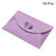 thumbnail image 3 of Uxcell Mini sobres de almacenamiento para tarjetas con cierre en forma de corazón, Púrpura, paquete de 50, 3 of 5