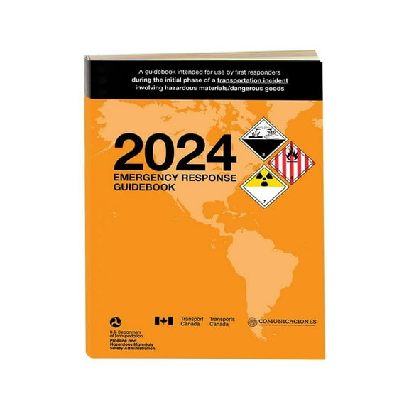 2024 Emergency Response Guidebook (ERG), Soft Bound, 4” x 5.5” Pocket Size, English, 1-Pack, J. J. Keller & Associates, Inc.