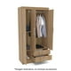 thumbnail image 2 of Ropero Mobi Espino con 3 puertas y 2 gavetas color Beige, 2 of 4