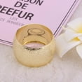 thumbnail image 4 of 6 Pcs Decorative Napkin Ring Handmade Round Shape Metal Napkin Holder Wedding Party Dinner Table Decor (Golden), 4 of 8
