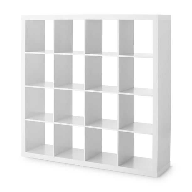 Better Homes & Gardens 16Cube Storage Organizer, White