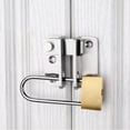 thumbnail image 2 of LNJBABAO 3 Pack Lock Solid Brass 50 mm Padlock with Key for Gates, 2 of 7