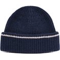 thumbnail image 4 of Kukuzhu Trawler Beanie Watch Hat Roll-up Edge Skullcap Warm Knitted Ribbed Cuffed Skull Hat Cap Unisex Outdoor Plain Knit Hats, 4 of 7