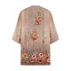 thumbnail image 4 of Puntoco Abrigo Cárdigan De Manga Abullonada Con Estampado Floral Para Mujer Blusa Suelta De Gasa Para Cubrir Blusas Informales Liquidación Puntoco Puntoco-1, 4 of 4