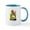 White/Blue Inside, variant on CafePress - Live To Play Nerf Soccer Mugs - 11 oz Ceramic Mug - Novelty Coffee Tea Cup