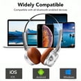 thumbnail image 6 of AKKHOO Wireless Retro On-Ear Headphones, Bluetooth 5.4 with ENC Noise Cancelling Mic, 10H Playtime, Lightweight Comfortable Portable Headset for Travel, Work, Commute, Office, Daily Use, Gift, 6 of 10