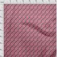 thumbnail image 3 of oneOone Viscose Jersey Fabric Leaves Block Printed Fabric 1 Yard 60 Inch Wide, 3 of 5