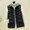 Black, variant on Drovellove Plus Size Women's Faux Gilet Sleeveless Hoodless Casual Outwear Jacket | Soft Stretchy Knit Vest for Leggings, Layering Over Tees