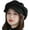 B-black, variant on CoCopeaunt Women Newsboy Caps Trendy Casual Visor Beret Hat Retro Vintage Cabbie Hat for Ladies Girls