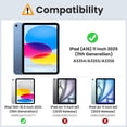 thumbnail image 4 of iPad 11th Gen Case 11" 2025 with Stand, Slim Hard Shell Cover Auto Wake/Sleep in Navy Blue, 4 of 8