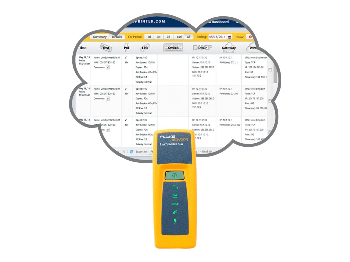 NetAlly LinkSprinter 100 - Network tester - Walmart.com - Walmart.com