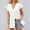 10-White, variant on SELONE Peplum Tops for Women Ruffle Short Sleeve Tops Blouses Regular Fit T Shirts Petal Sleeve Pullover Tees Tops Solid T-Shirts V Neck Tops Blouses Hollow Lace Trim T Shirts Breathable Beige M