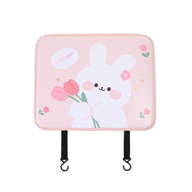 Almohadilla protectora para asiento trasero de coche, resistente al polvo, cubierta protectora para asiento trasero, estilo conejo, tamaño pequeño