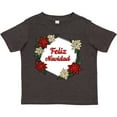 thumbnail image 3 of Inktastic Feliz Navidad Poinsettia Boys or Girls Toddler T-Shirt, 3 of 5
