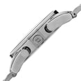 thumbnail image 2 of Men's Swiss Quartz Dual-Time Multifunction Stainless Steel Silver-Tone Bracelet Watch, 2 of 3